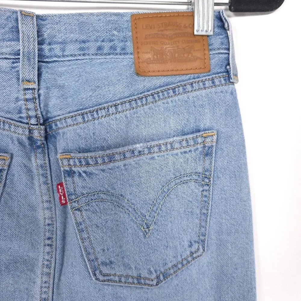 LEVIS PREMIUM Womens Denim Skirt Maxi W23 100% Cotton Casual A7512-0000 Big E